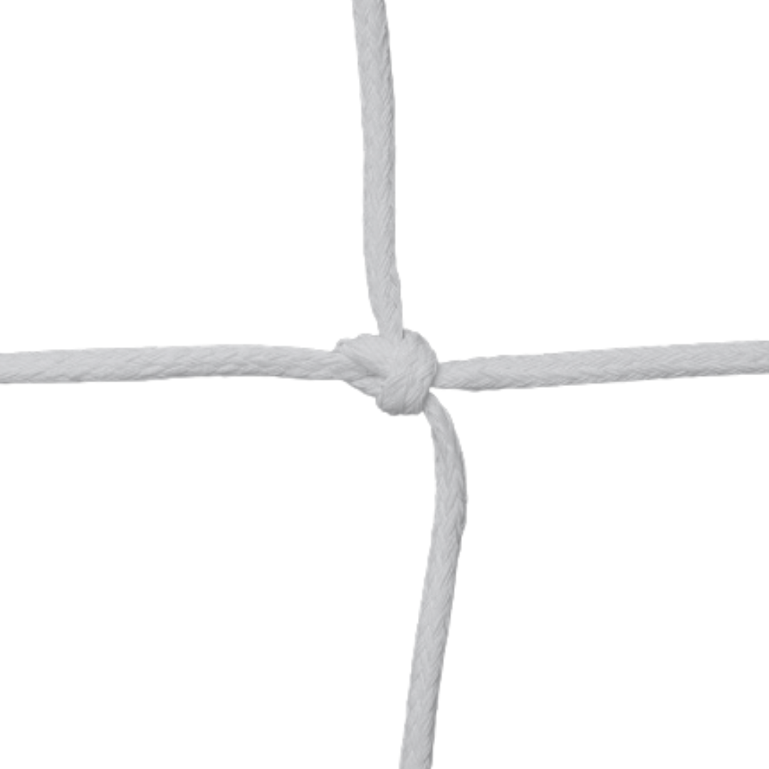 COPPIA RETI PER PORTE DA CALCIO REGOLAMENTARI – POLIETILENE Ø 4,5 MM | PROFONDITA' 200 x 200 CM