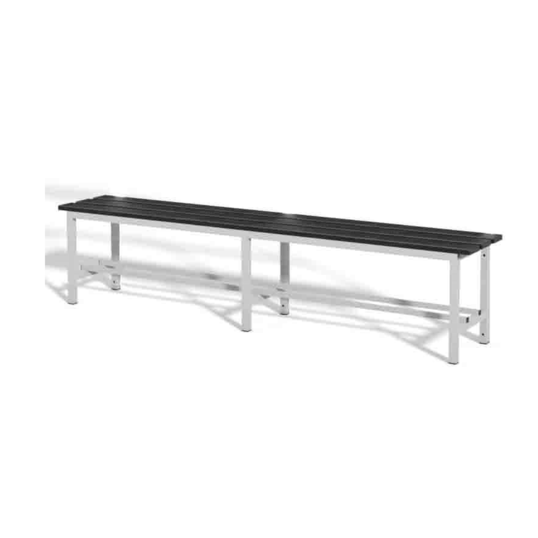 PANCA IN ALLUMINIO SEZ. 30 x 30 MM - DOGHE IN HPL | SOLO SEDUTA