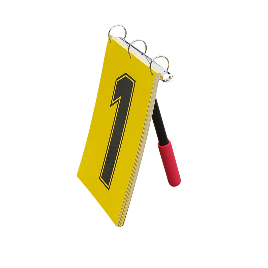 SERIE NUMERI CAMBIO GIOCATORI DA 1 A 25 – CON MANICO