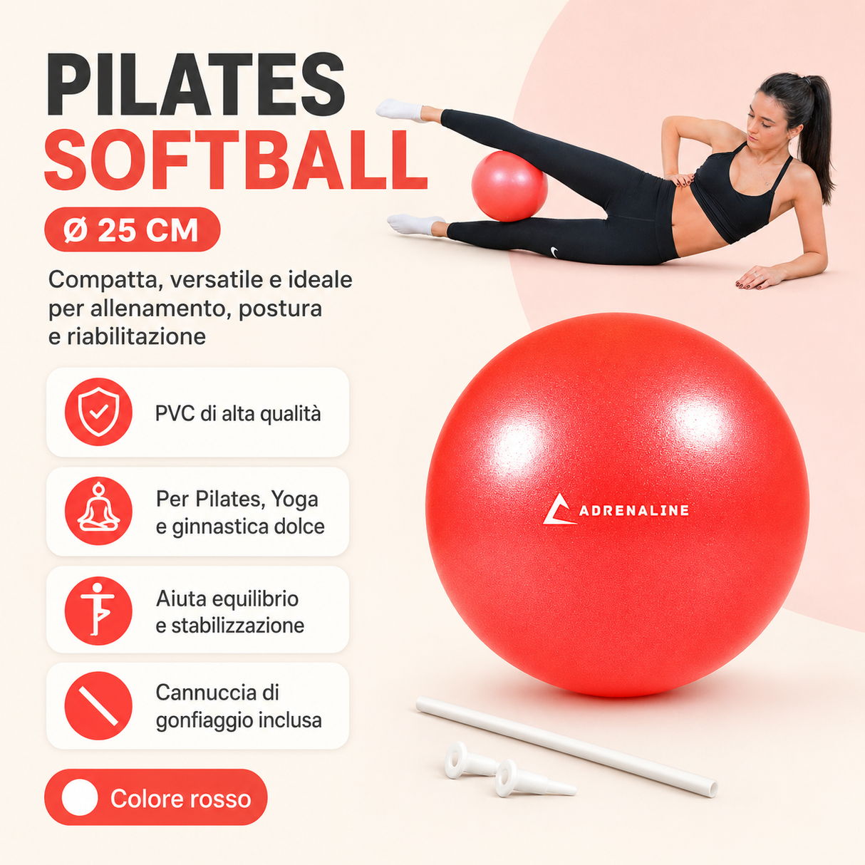 PILATES SOFTBALL - Ø 25 CM