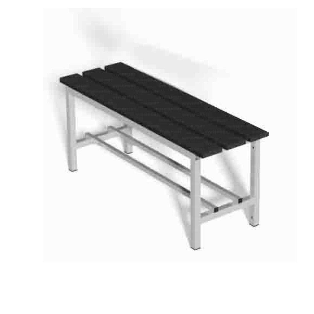 PANCA IN ALLUMINIO SEZ. 30 x 30 MM - DOGHE IN HPL | SOLO SEDUTA