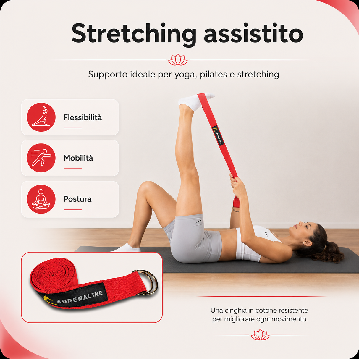 CINGHIA DA YOGA E PILATES