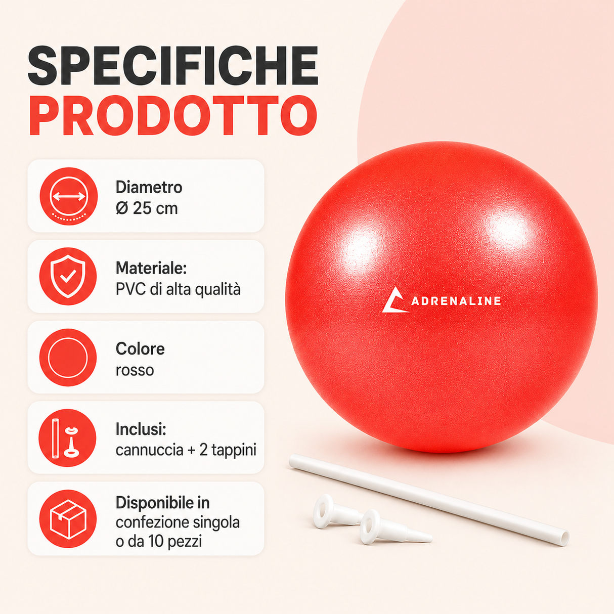 PILATES SOFTBALL - Ø 25 CM