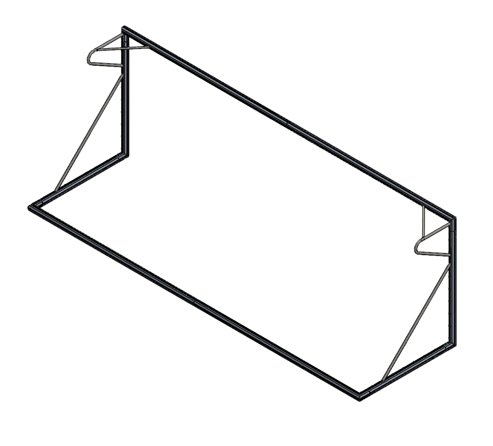 PORTA DA CALCIO 7.32 x 2.44 M – REGOLAMENTARE | TRASPORTABILE