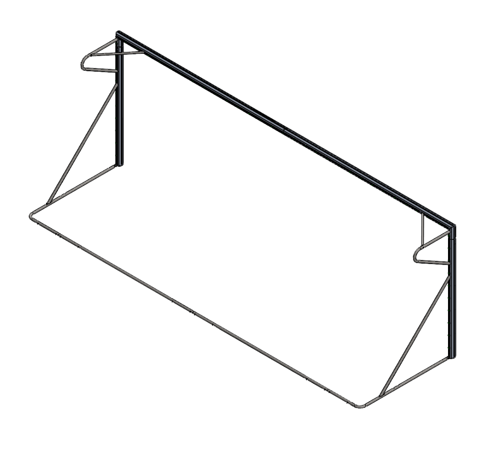 PORTA DA CALCIO 7.32 x 2.44 M – REGOLAMENTARE | TRASPORTABILE