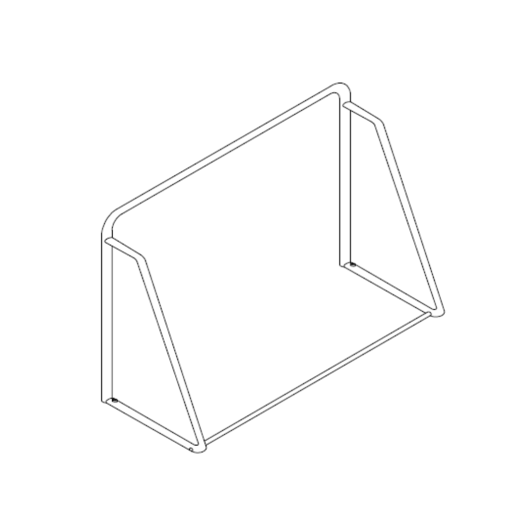 PORTA DA CALCIO IN ALLUMINIO | 150 x 100 CM