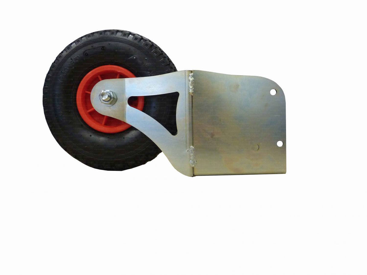 KIT DI 2 RUOTE GOMMATE PER IL TRASPORTO DI PORTE E IMPIANTI