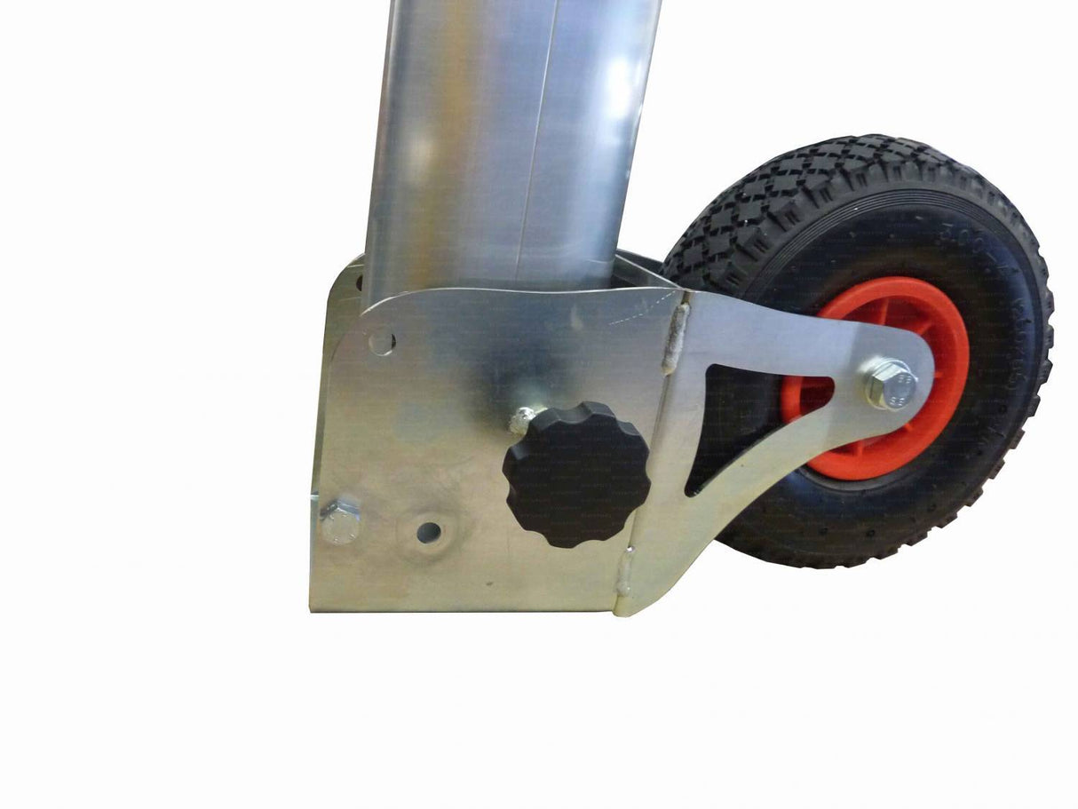 KIT DI 2 RUOTE GOMMATE PER IL TRASPORTO DI PORTE E IMPIANTI