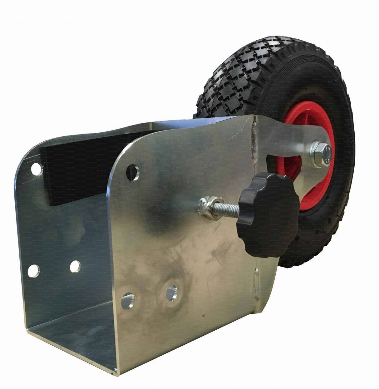 KIT DI 2 RUOTE GOMMATE PER IL TRASPORTO DI PORTE E IMPIANTI