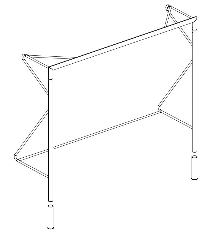 PORTA DA CALCIO 4 x 2 M | REGGIRETE A GOMITO