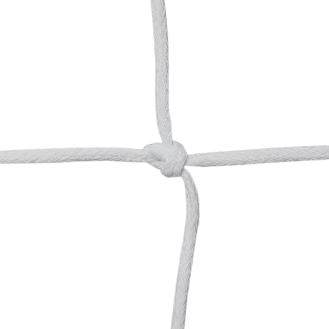 COPPIA RETI PER PORTE DA CALCIO REGOLAMENTARI – PE HD Ø 4,5 MM | MAGLIA 13 x 13 CM