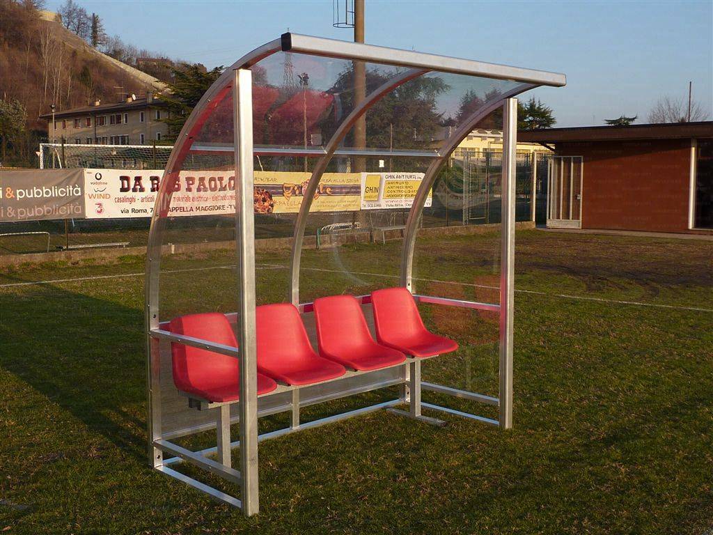 PANCHINA ALLENATORI PROFESSIONALE - ALLUMINIO | MODELLO STRONG