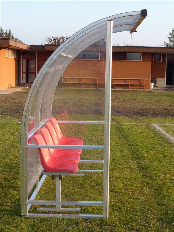 PANCHINA ALLENATORI PROFESSIONALE - ALLUMINIO | MODELLO STRONG