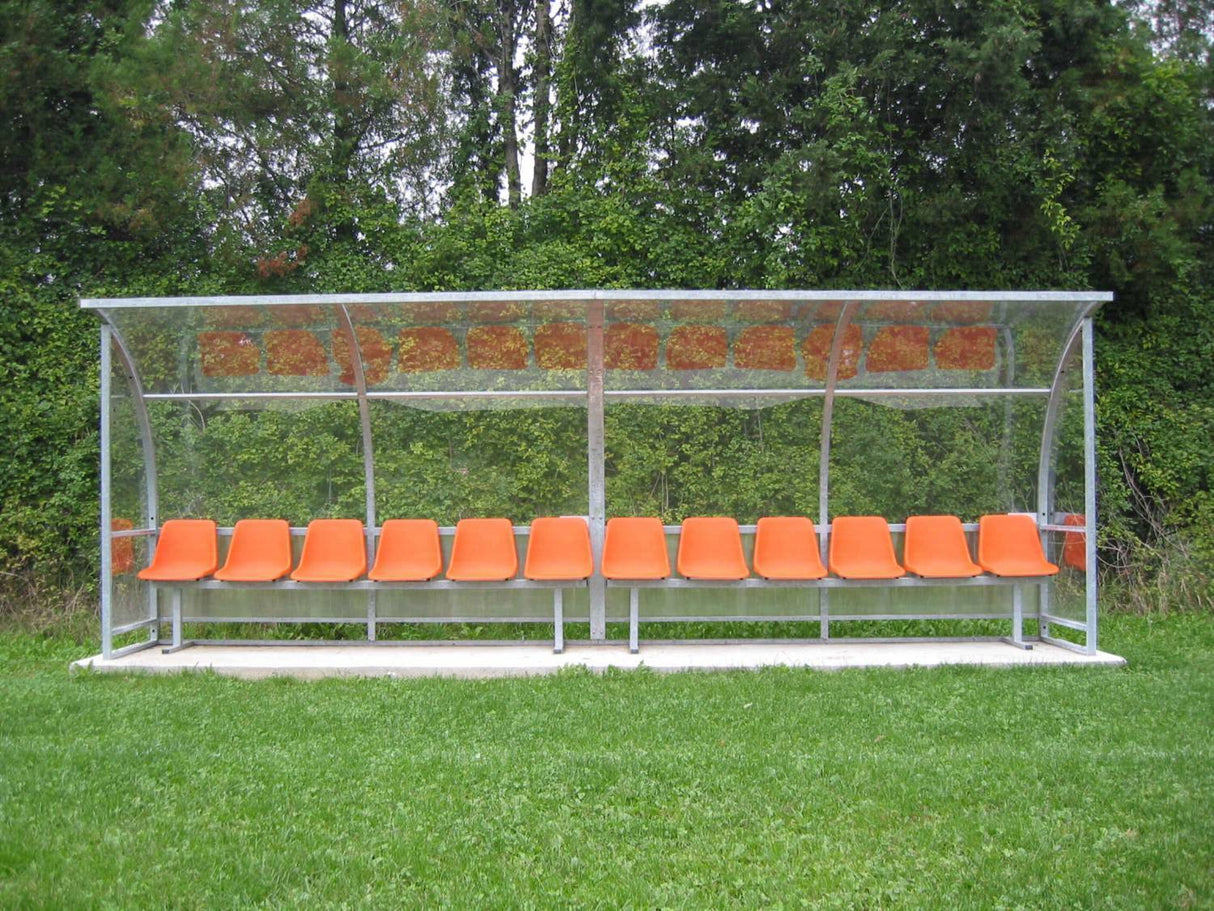 PANCHINA ALLENATORI PROFESSIONALE - ACCIAIO ZINCATO | MODELLO STANDARD