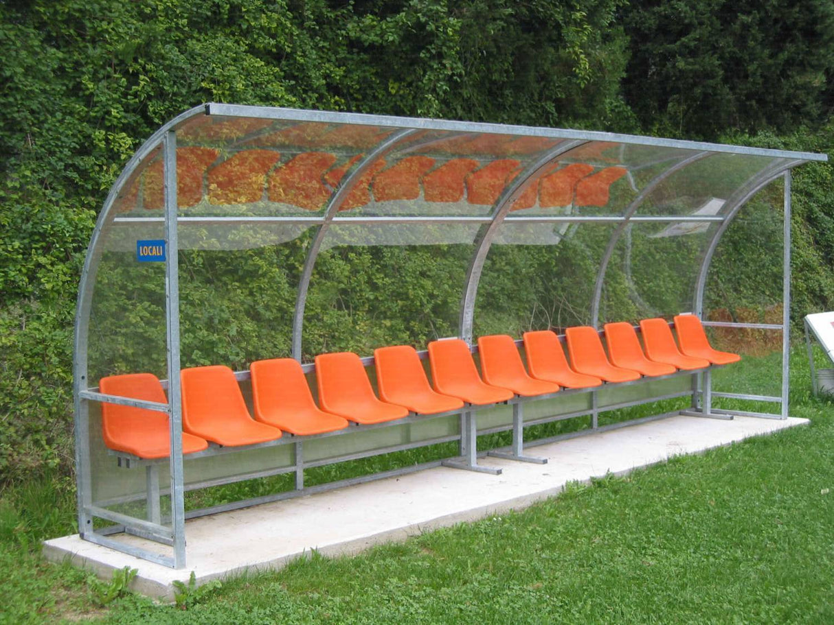 PANCHINA ALLENATORI PROFESSIONALE - ACCIAIO ZINCATO | MODELLO STANDARD