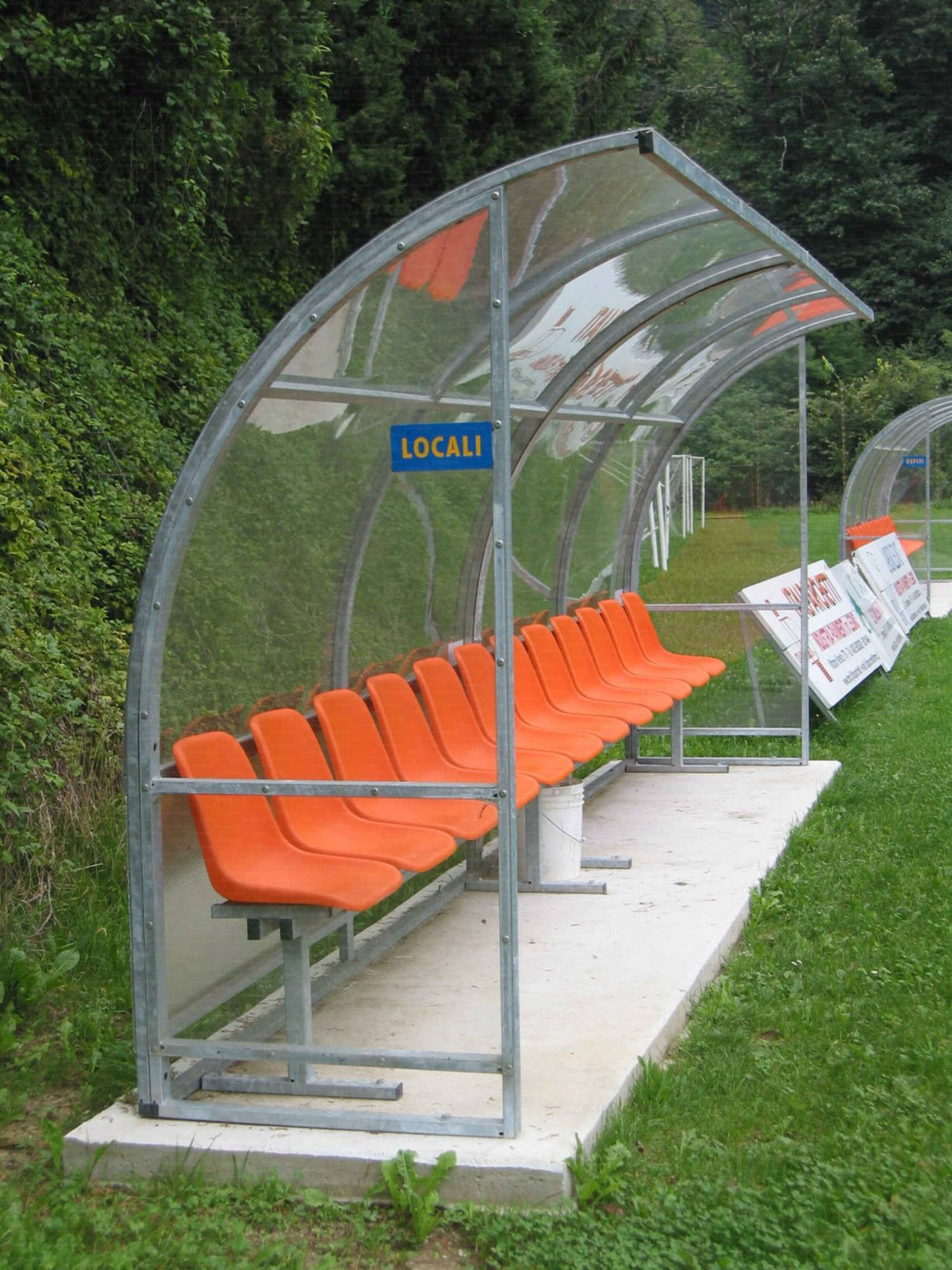 PANCHINA ALLENATORI PROFESSIONALE - ACCIAIO ZINCATO | MODELLO STANDARD