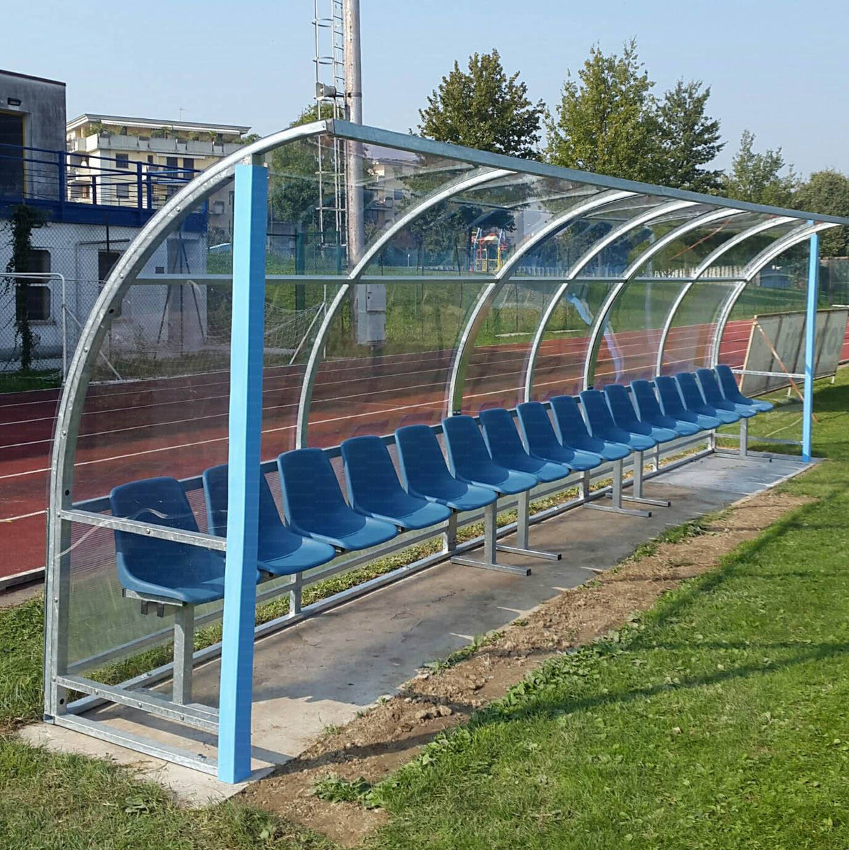 PANCHINA ALLENATORI PROFESSIONALE - ACCIAIO ZINCATO | MODELLO STANDARD