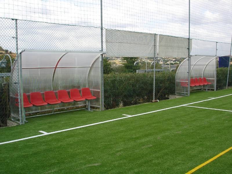 PANCHINA ALLENATORI PROFESSIONALE - ACCIAIO ZINCATO | MODELLO STANDARD