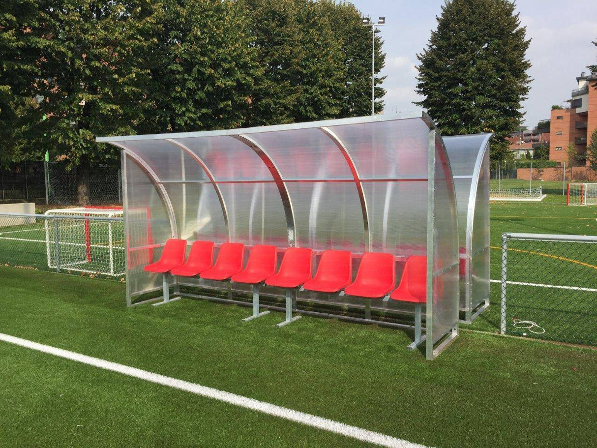 PANCHINA ALLENATORI PROFESSIONALE - ACCIAIO ZINCATO | MODELLO STANDARD