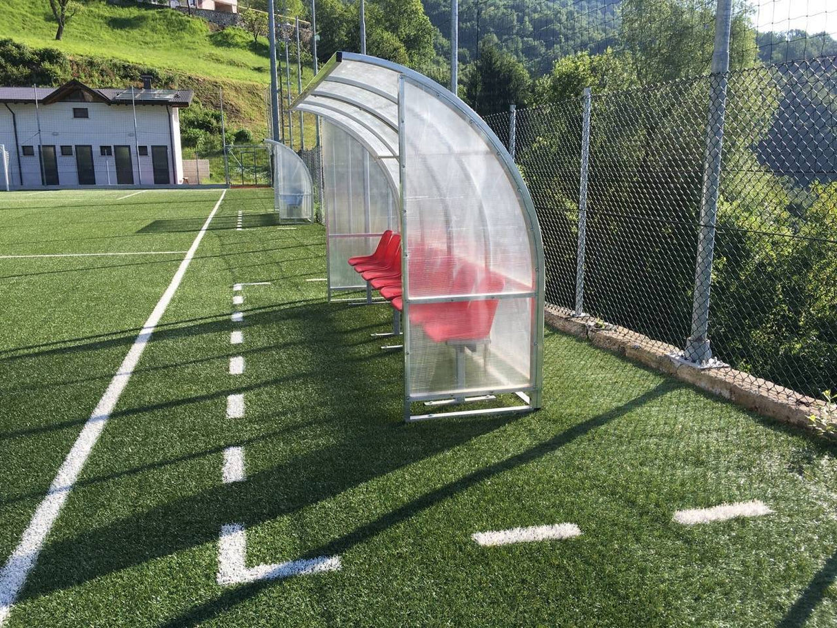 PANCHINA ALLENATORI PROFESSIONALE - ACCIAIO ZINCATO | MODELLO STANDARD