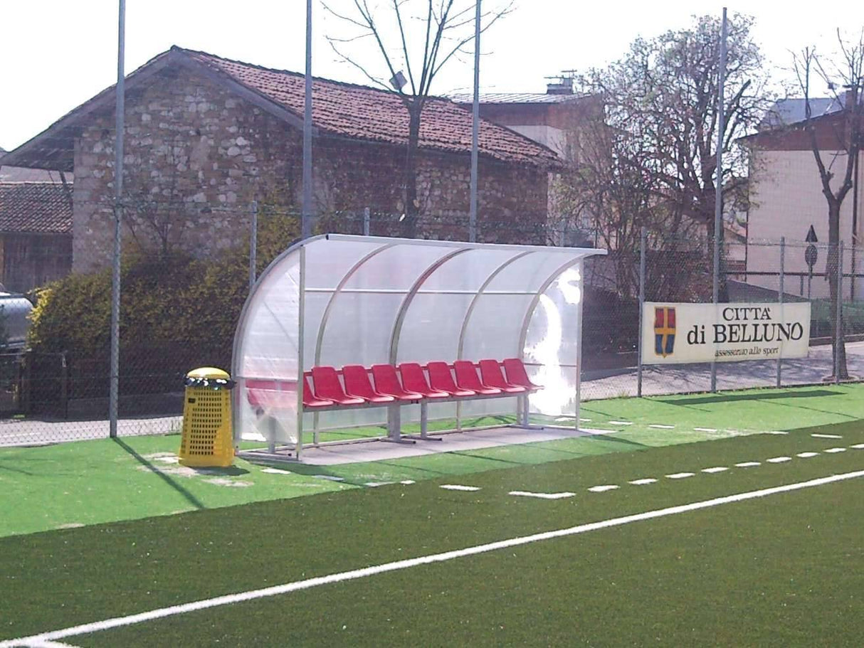 PANCHINA ALLENATORI PROFESSIONALE - ALLUMINIO | MODELLO STANDARD