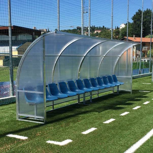 PANCHINA ALLENATORI PROFESSIONALE - ACCIAIO ZINCATO | MODELLO STANDARD