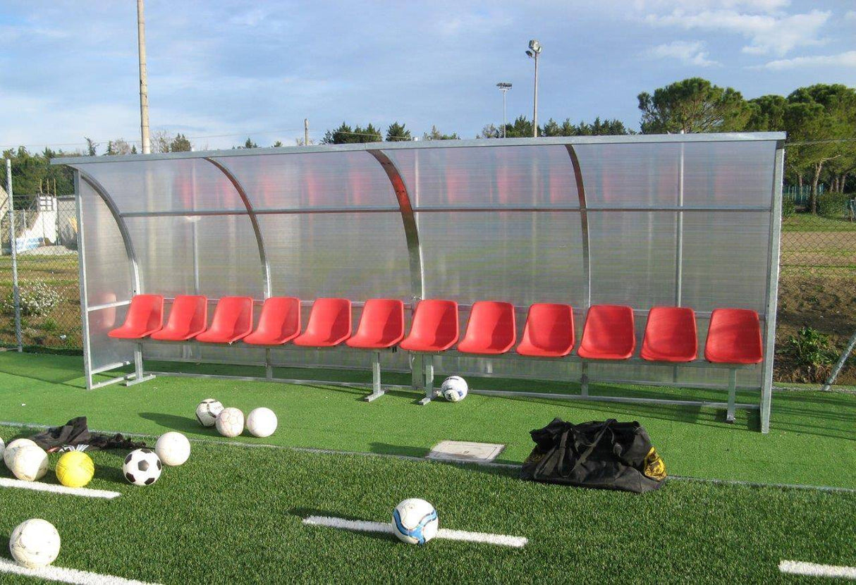 PANCHINA ALLENATORI PROFESSIONALE - ACCIAIO ZINCATO | MODELLO STANDARD