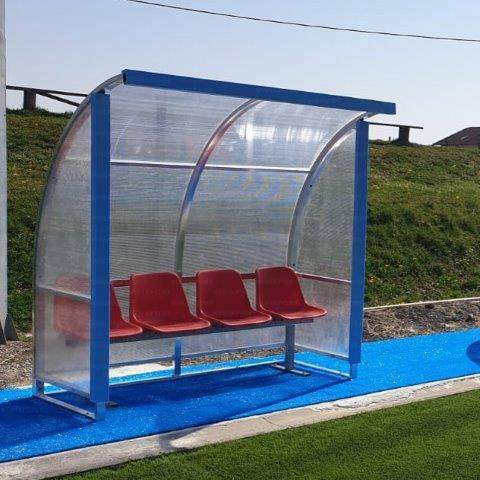 PANCHINA ALLENATORI PROFESSIONALE - ALLUMINIO | MODELLO STANDARD