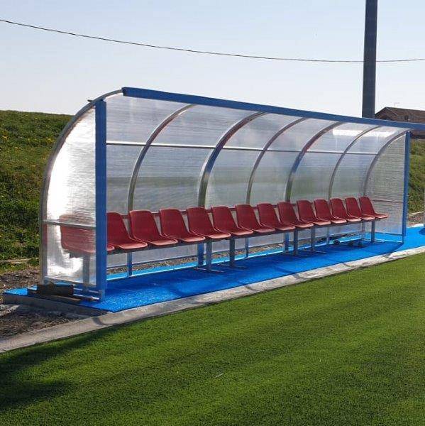 PANCHINA ALLENATORI PROFESSIONALE - ALLUMINIO | MODELLO STANDARD