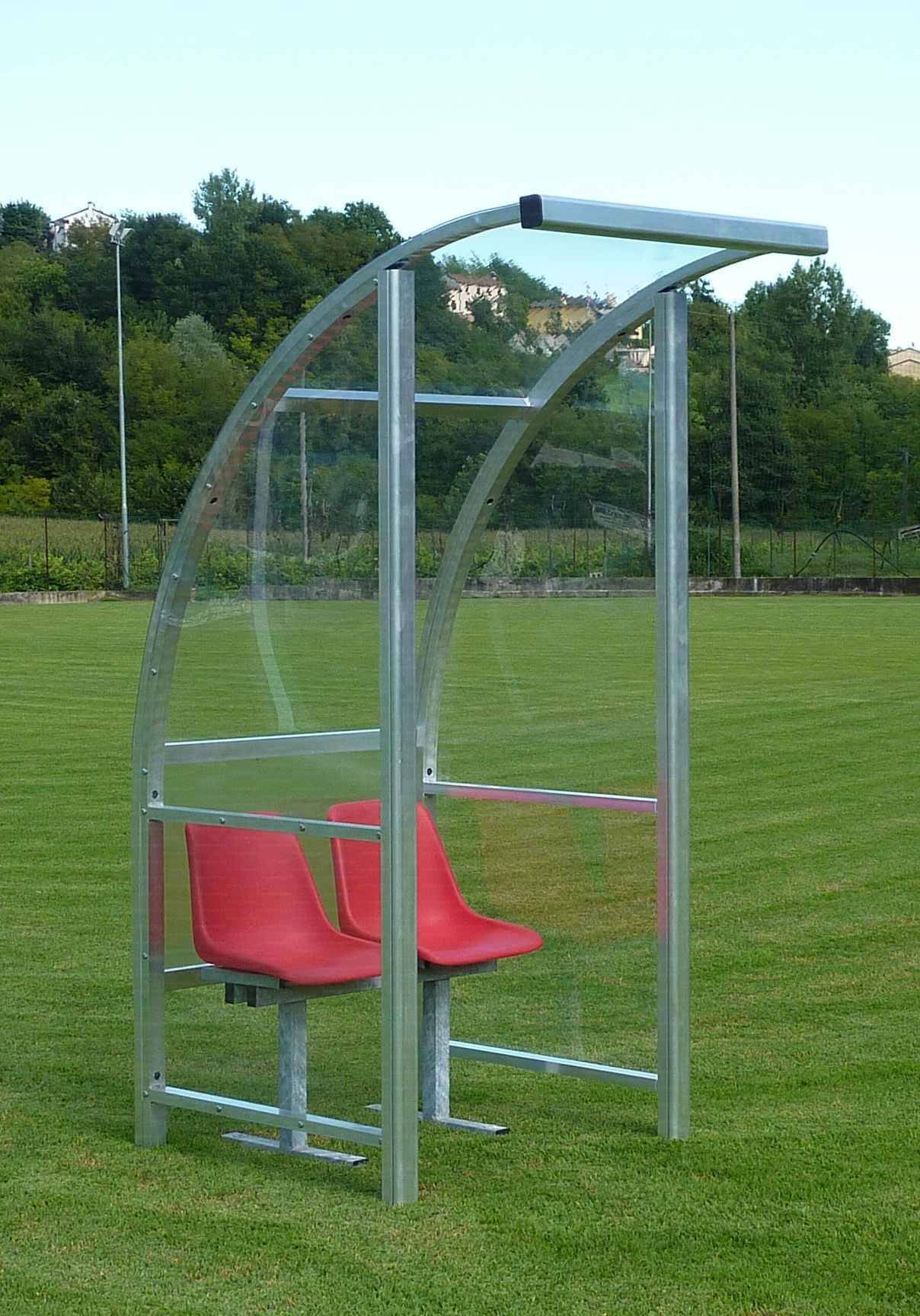 PANCHINA ALLENATORI PROFESSIONALE - ALLUMINIO | MODELLO STRONG PLUS