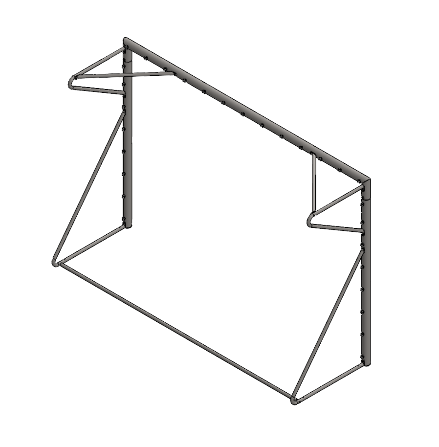 PORTA DA CALCETTO 3 x 2 M | TRASPORTABILE