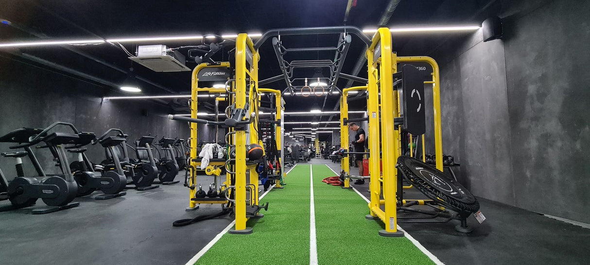 ERBA SINTETICA CON LINEE