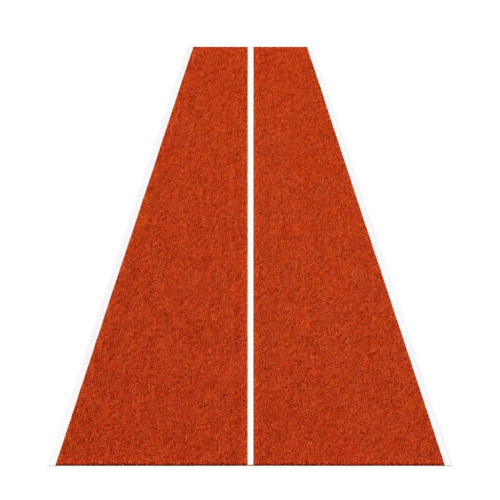 Erba sintetica con linee - colore argilla