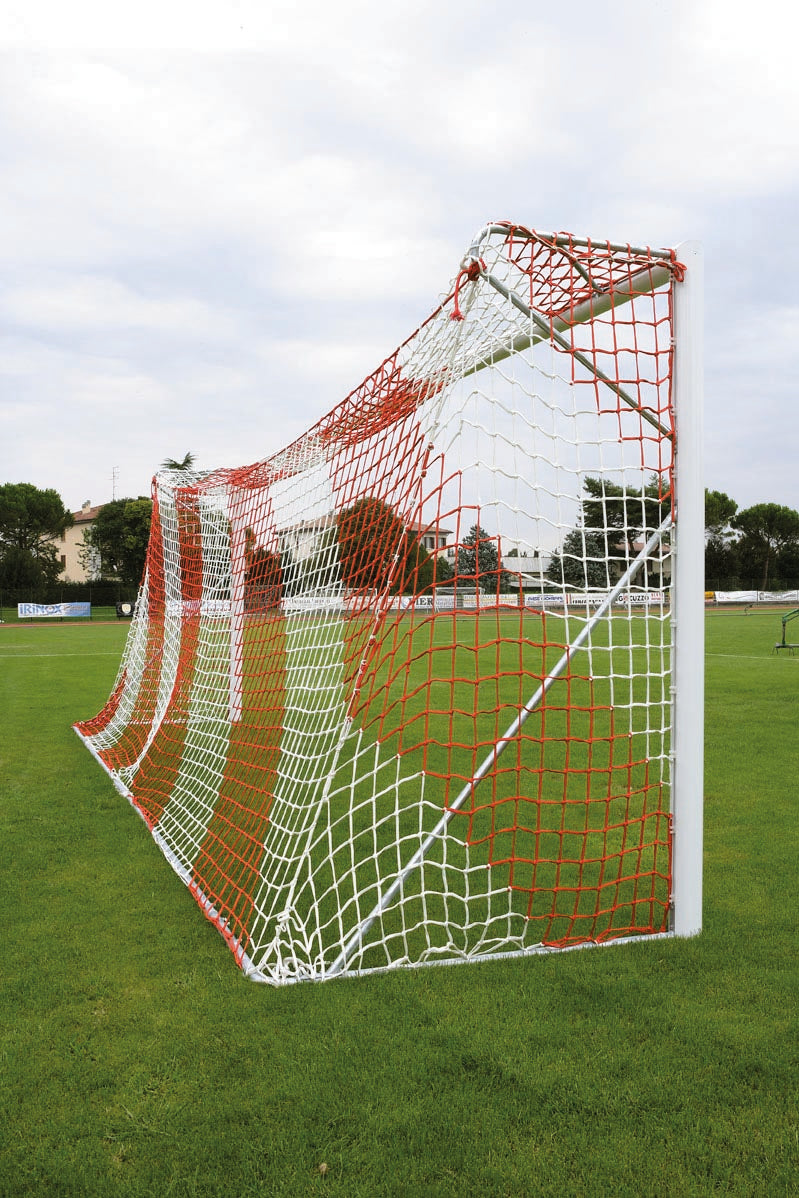 COPPIA RETI PER PORTE DA CALCIO REGOLAMENTARI – POLIETILENE Ø 3,5 MM | COLORATE
