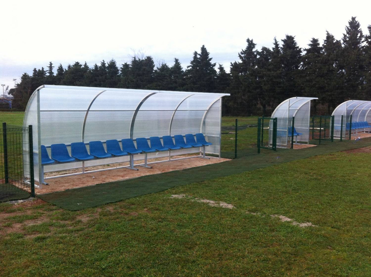 PANCHINA ALLENATORI PROFESSIONALE - ALLUMINIO | MODELLO STANDARD