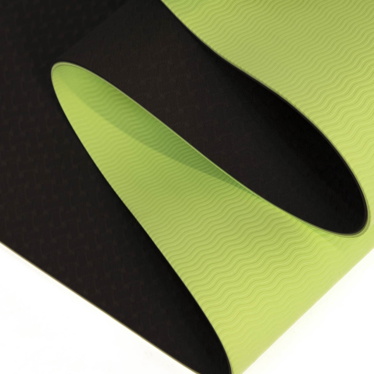 TAPPETINO YOGA IN TPE - VERDE/NERO