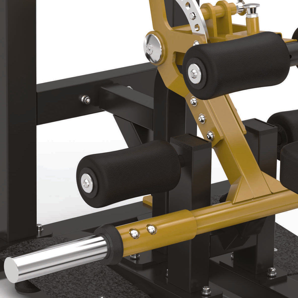 Toorx Professional FWX-10400 – dettaglio rulli di appoggio e leve