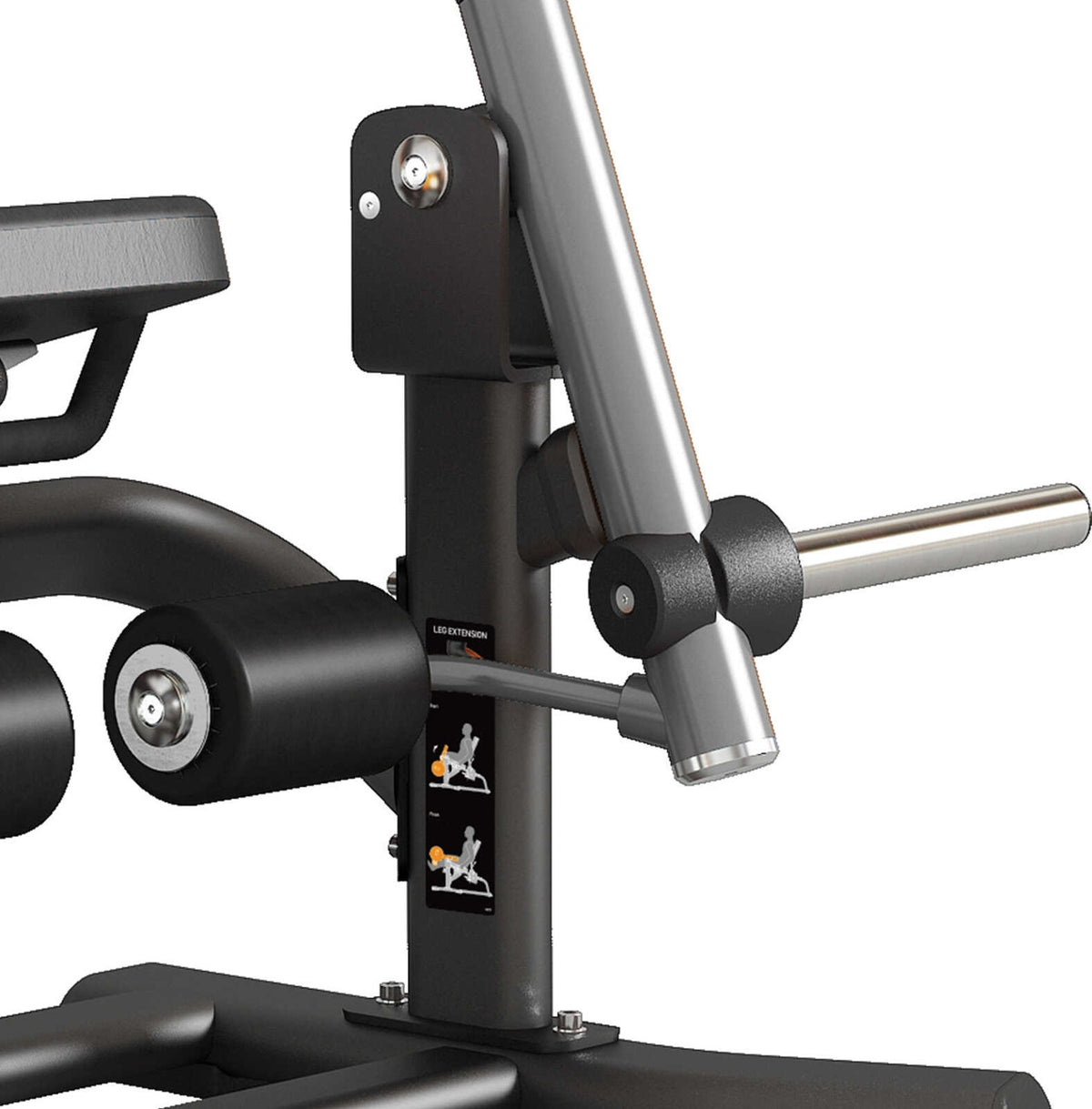 Toorx Professional FWX-9400 – dettaglio rulli e leva di carico