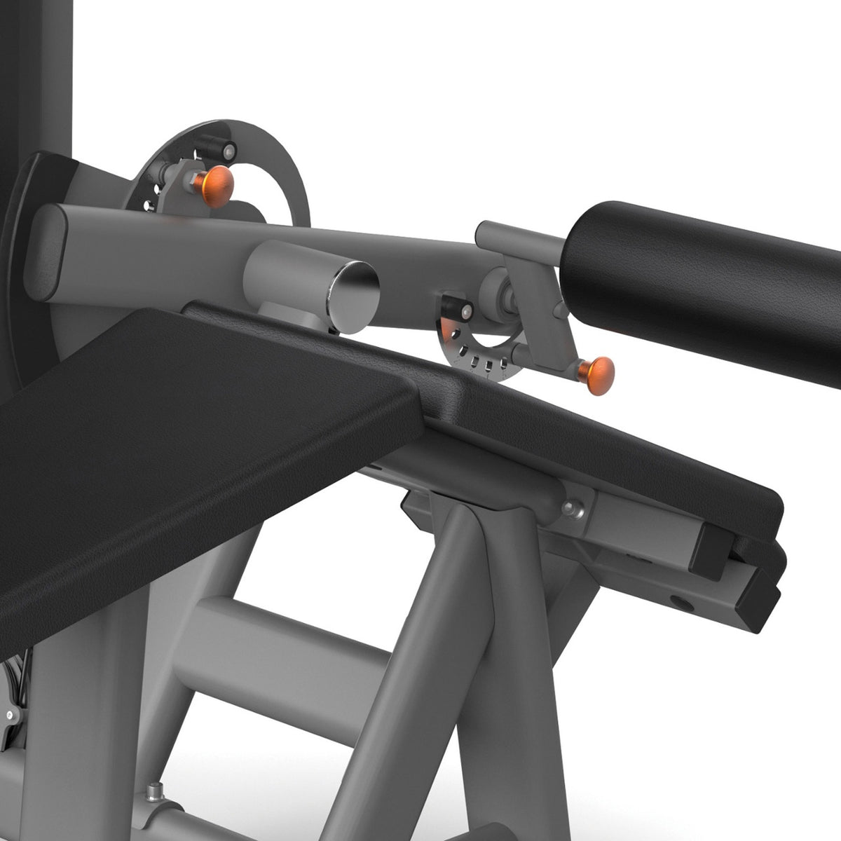 Toorx Professional PLX-6800 Prone Leg Curl Dark Silver – rulli e leva del curl