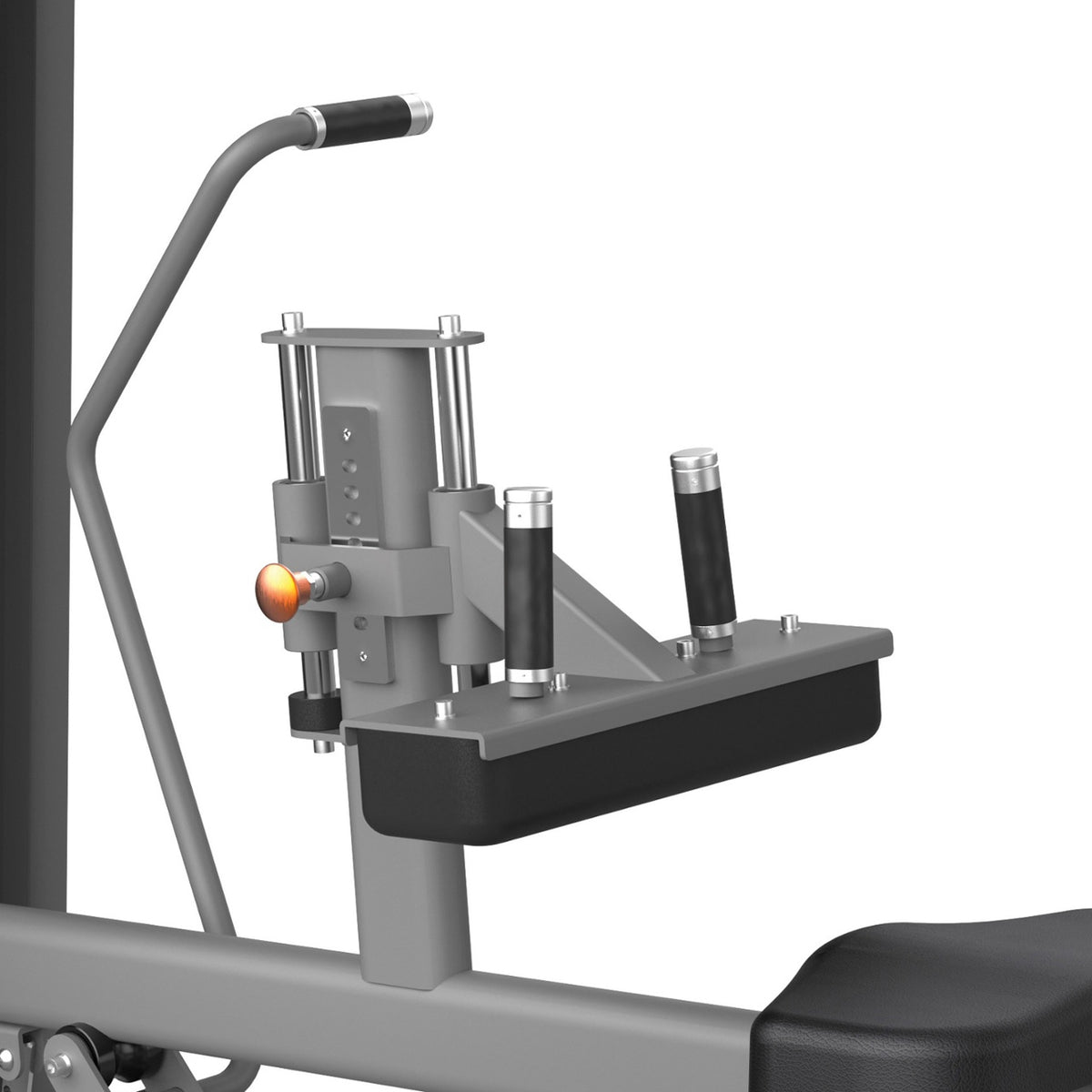 Toorx Professional PLX-7200 Seated Calf Dark Silver – rulli di appoggio delle gambe