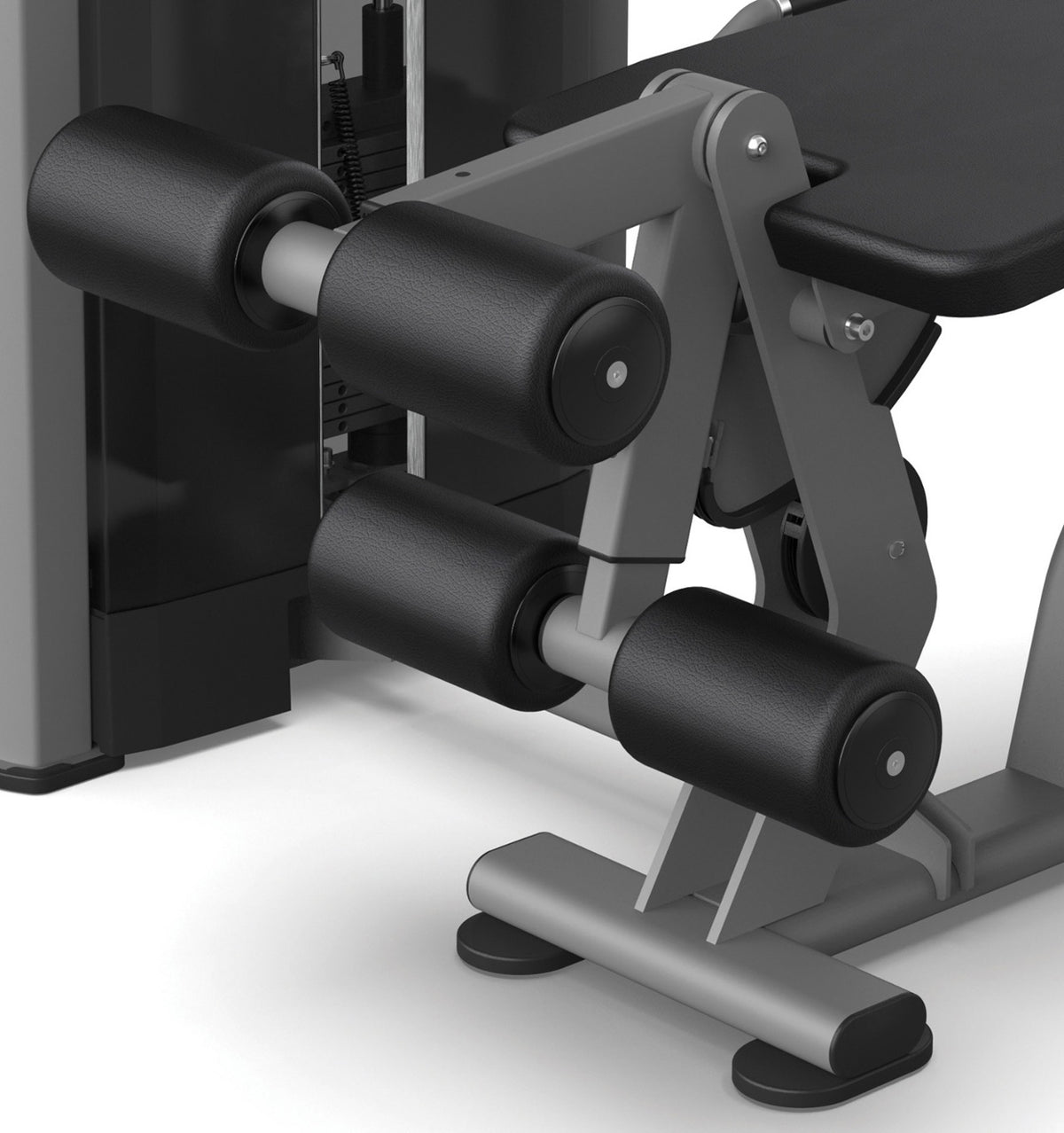 Toorx Professional PLX-7800 Leg Extension / Prone Leg Curl Dark Silver – rulli e leva per le gambe