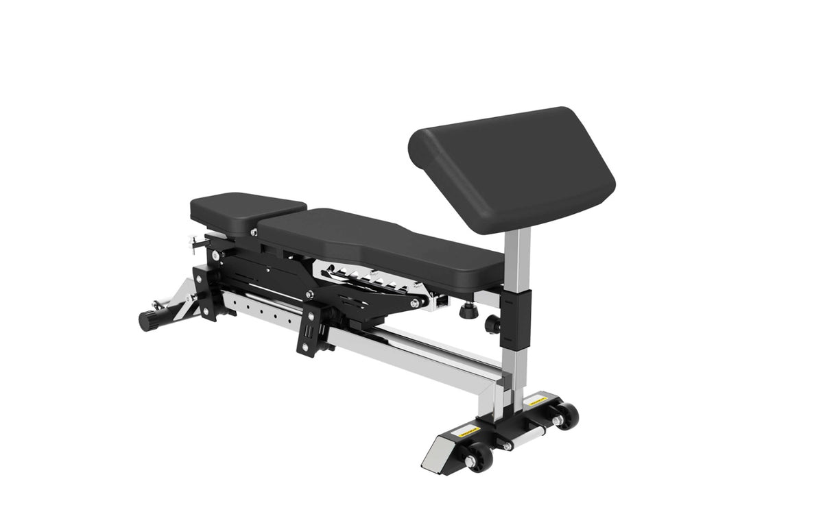 Toorx ALC-BENCHASX9.5 Arm Curl / Leg Curl / Leg Extension – vista installata