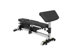 Toorx ALC-BENCHASX9.5 Arm Curl / Leg Curl / Leg Extension – vista installata