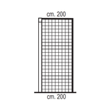 COPPIA RETI PER PORTE DA CALCIO REGOLAMENTARI – POLIETILENE Ø 3,5 MM | PROFONDITA' 200 x 200 CM