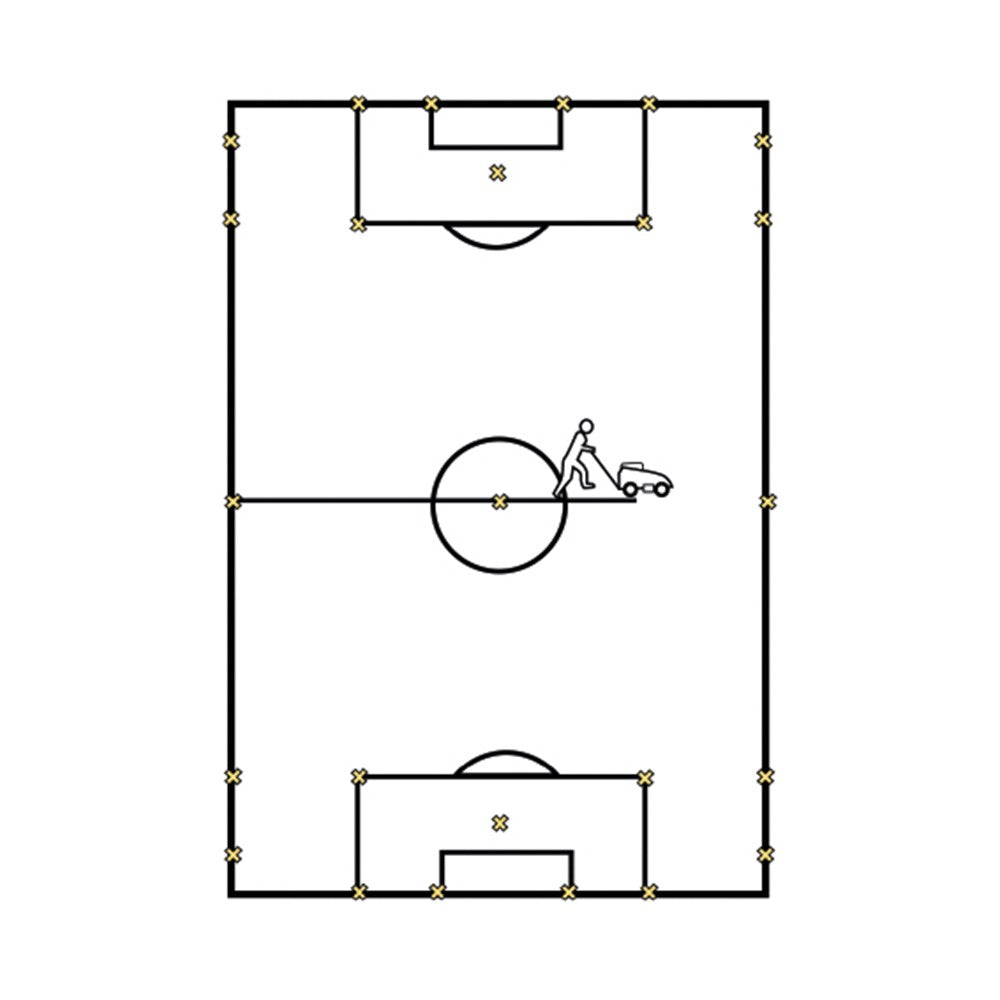 PLIFIX PER SEGNALAZIONE CAMPI - SET 25 PEZZI