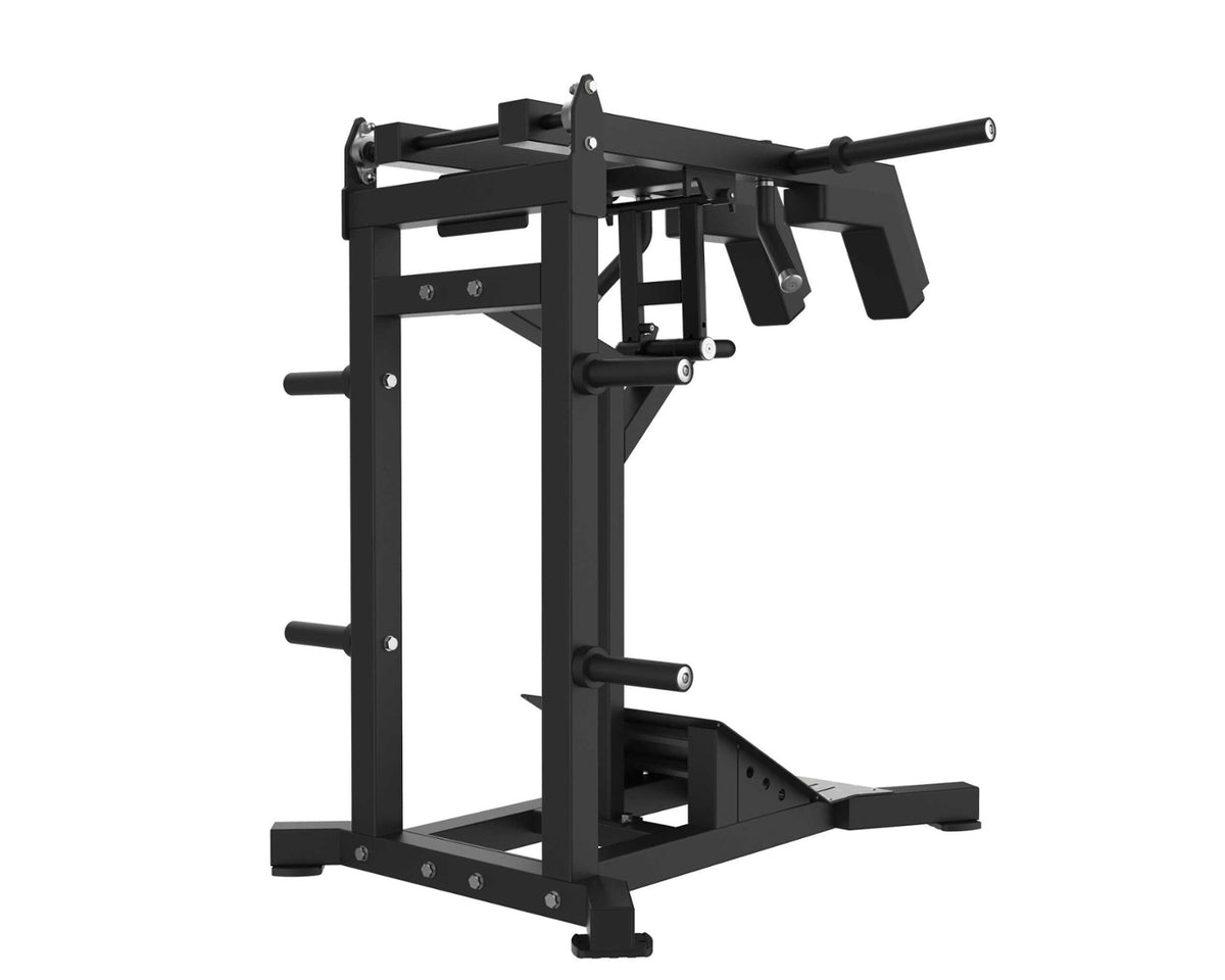 Toorx Professional FWX-7390 Hack Squat, vista posteriore