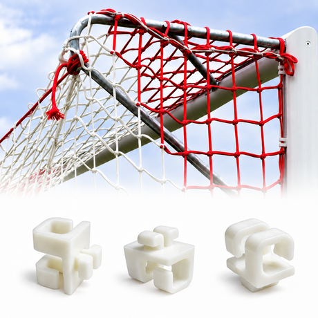 GANCI IN NYLON PER PORTE DA CALCIO E CALCETTO | SET 50 - 100 PEZZI