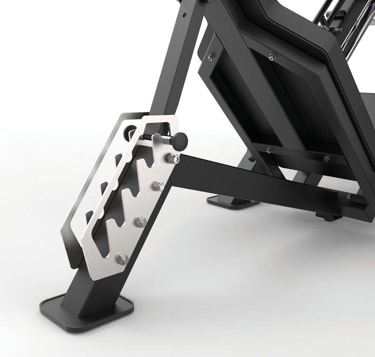 Toorx Professional FWX-7250 Linear Leg Press, appoggi e regolazioni