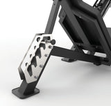 Toorx Professional FWX-7250 Linear Leg Press, appoggi e regolazioni