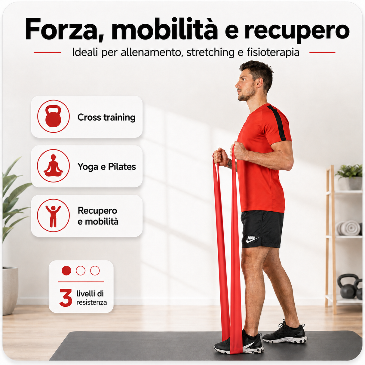 SET 3 BANDE ELASTICHE